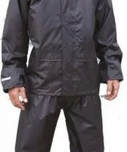 Result Zwart All Weather Regenpak Voor Volwassenen M (40/50)