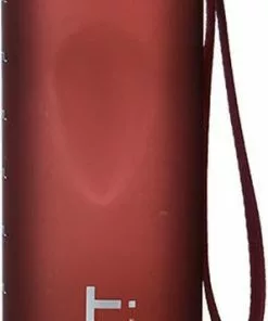 Waterfles 1000ml - Lava Red - Sport Bidon 1L - Drinkfles - Herodeals