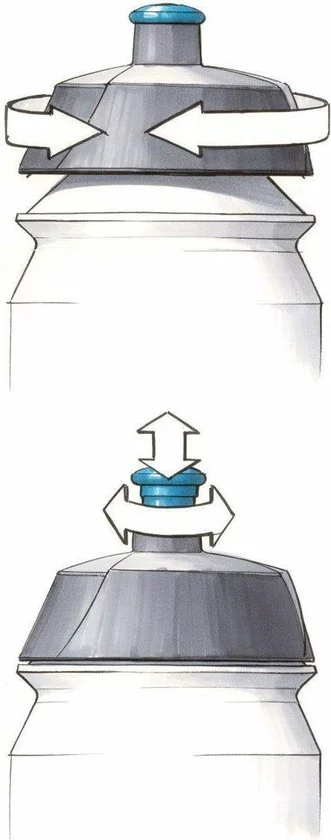 2 X Tacx Shiva Bidon - 500 Ml - Donkerblauw - Drinkbus 2 2 X Tacx Shiva Bidon - 500 Ml - Donkerblauw - Drinkbus - Afbeelding 2