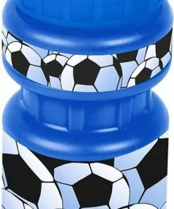Ventura Bidon Met Houder Voetbal 300 Ml Jongens Blauw