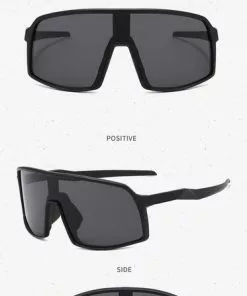 Garpex? Garpex Fietsbril - Sportbril - Polaroid Zonnebril - Zonnebril - Racefiets - Mountainbike - Motor - Zwart Frame Groene Lens -Fietsen-accessoires Verkoopwinkel 373x840