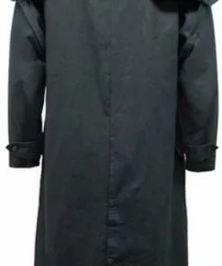 JC Blue Zwarte Regenjas - Lange Wax Regenjas Heren - Maat L -Fietsen-accessoires Verkoopwinkel 434x840 1