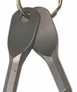 MeaShop Sleutelhanger Gereedschap Schroevendraaier Plat- En Kruiskop Grijs