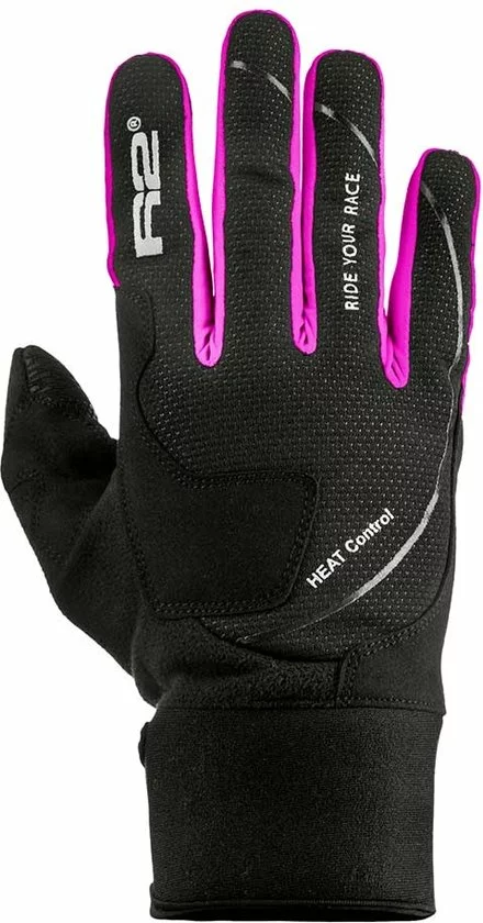 R2 Blizzard - Touchscreen Winterfietshandschoenen - Dikke Winterhandschoenen Tegen De Kou - Fiets, Wandel, Hardloop Handschoenen - Winddicht - Dames En Heren- Zwart/Roze - Maat M / 7 1 R2 Blizzard - Touchscreen Winterfietshandschoenen - Dikke Winterhandschoenen Tegen De Kou - Fiets, Wandel, Hardloop Handschoenen - Winddicht - Dames En Heren- Zwart/Roze - Maat M / 7