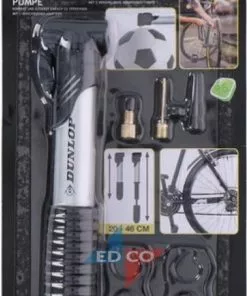 Dunlop Mini Fietspomp/Handpomp - 20-46 Cm. - Grijs - Max. 6 Bar -Fietsen-accessoires Verkoopwinkel 454x840 2