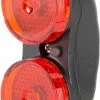 Ikzi Light Achterlicht Dobbel Led Spatbord Rood/zwart