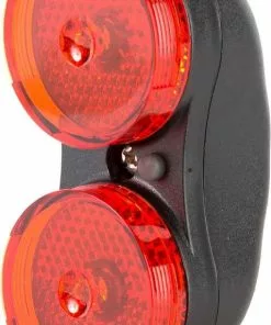 Ikzi Light Achterlicht Dobbel Led Spatbord Rood/zwart