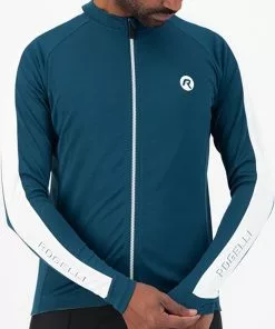 Rogelli Explore Wielershirt - Lange Mouwen - Blauw/Wit - Maat L -Fietsen-accessoires Verkoopwinkel 494x840