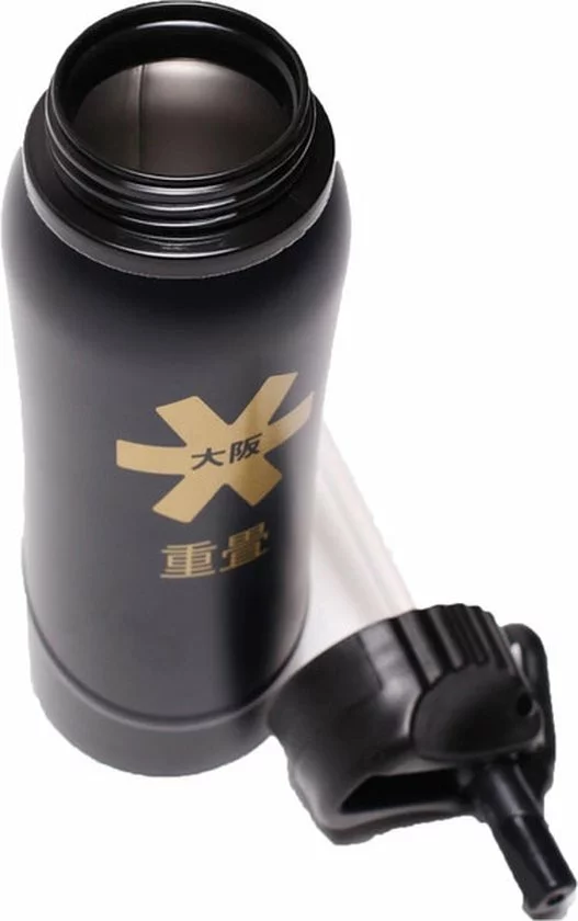 Osaka Kuro Bidon - Zwarte Aluminium Bidon Met Drinktuit - 500 Ml Roestvrij Modern 4 Osaka Kuro Bidon - Zwarte Aluminium Bidon Met Drinktuit - 500 Ml Roestvrij Modern - Afbeelding 4