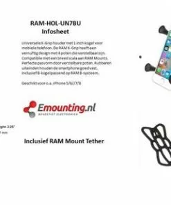 RAM Mount RAM-B-176-A-UN7U Houder Mobiele Telefoon/Smartphone Zwart Actieve Houder 25 RAM Mount RAM-B-176-A-UN7U Houder Mobiele Telefoon/Smartphone Zwart Actieve Houder -Fietsen-accessoires Verkoopwinkel 550x309 65