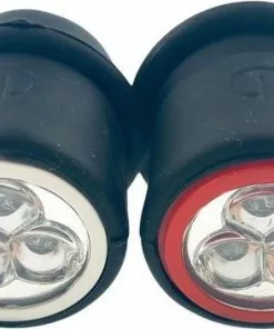 Orange85 Benson Fietslampjes - Led - Set Van 2 - Op Batterij - Rood - Wit - Voorlicht - Achterlicht - Voor En Achter - Fietsverlichting - Kinderen - Volwassenen -Fietsen-accessoires Verkoopwinkel 550x352 4