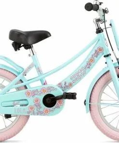 Supersuper Lola - Kinderfiets - Meisjesfiets - 16 Inch - Mint/Roze