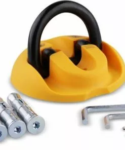 VINZ Everest Muuranker ART 4 / Wandanker / Vloeranker / Wandhaak / Muurhaak / Muurbeugel - Oranje