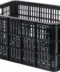 Basil Fietskrat L MIK - Groot - 40 Liter - Zwart