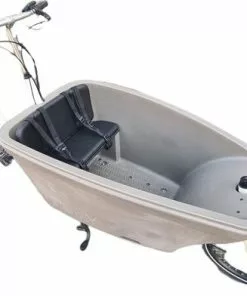 Bakfix Dolly Bakfiets Kussenset, Model Evi, Kleur Zwart, 3 Cm Dikke Skyleer Bakfiets Kussens