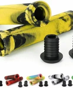 Suotu Stuntstep Handvatten - Grips - Universal - Ergonomic Mountain Step Grip Set - Geel