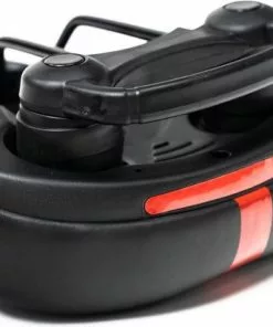 Voltano Pro Gel Fietszadel Met Uitsparing Zwart / Rood Unisex - Ergonomisch Gevormd - Elastomeer Vering -Fietsen-accessoires Verkoopwinkel 550x411 7