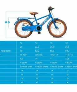 Amigo Sports Jongensfiets - Kinderfiets 18 Inch - Blauw -Fietsen-accessoires Verkoopwinkel 550x421 11