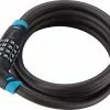 BBB Cycling CodeSafe Coil Cable Fietsslot - Kabelslot Fiets Cijferslot - Zwart - 150 X 1 Cm - BBL-35
