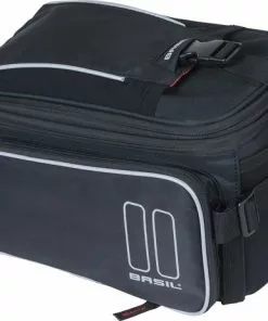 Basil Sport Design Bagagedragertas - Enkele Fietstas - Zwart - 7-15 Liter