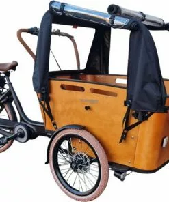 Bakfix Vogue Carry 3 Bakfietshoes Regentent Kayra Zwarte Bakfiets Huif -Fietsen-accessoires Verkoopwinkel 550x466 3