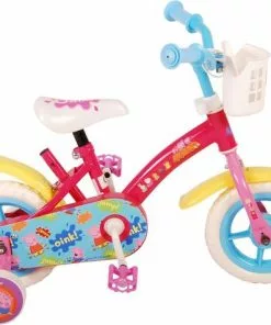 Volare Peppa Pig Kinderfiets - Meisjes - 10 Inch - Roze/Blauw