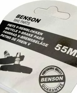 ESTARK Universele Remblokjes - Remschoen - Rubber - Set 2 Stuks - Fietsen Rubberen Remblok - Remblokkenset - Verstelbaar - V Brake - 55mm - Zwart -Fietsen-accessoires Verkoopwinkel 550x483 5