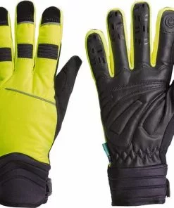 BBB Cycling WaterShield Fietshandschoenen Winter - Fiets Handschoenen Touchscreen - 0-10 - Wind- En Waterdicht - Neon Geel - Maat XXL