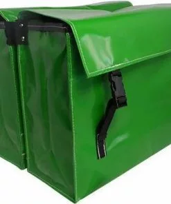 De Poort Luxe - Dubbele Fietstas - 55 L - Groen