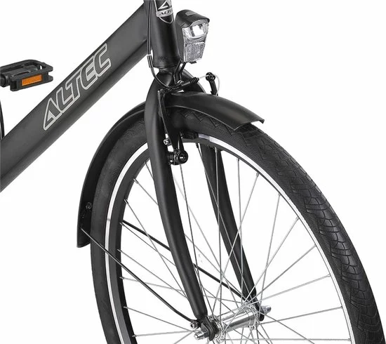 Altec Trend Herenfiets 28 Inch 61cm Mat Zwart Zwart 3 Altec Trend Herenfiets 28 Inch 61cm Mat Zwart Zwart - Afbeelding 3