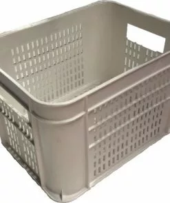 Mullrose Fietskrat Kunststof WIT - L 40 X B 30 X H 25 Cm