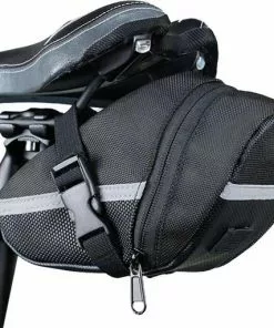 Merkloos Waterdichte Zadel Fietstas - Universeel - MTB, Racefiets, Sportieve Stadsfiets - Zadeltas Met Rits