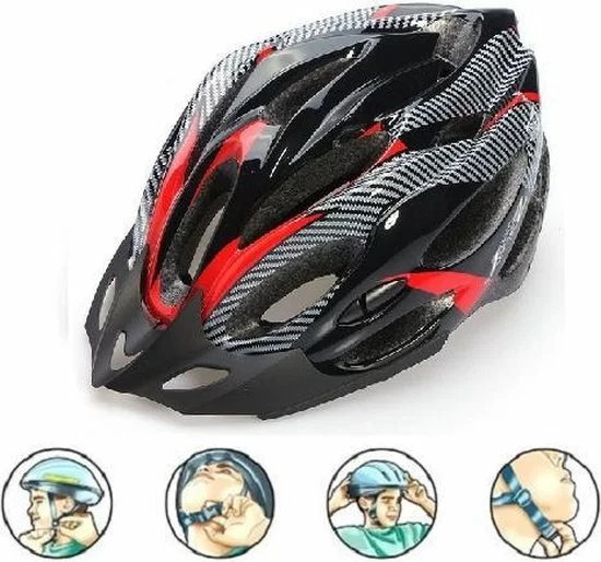 QT CYCLETECH Lichtgewicht Unisex Fiets Helm Voor ATB, Wielrenners En Andere Buitensporten Rood 1 QT CYCLETECH Lichtgewicht Unisex Fiets Helm Voor ATB, Wielrenners En Andere Buitensporten Rood