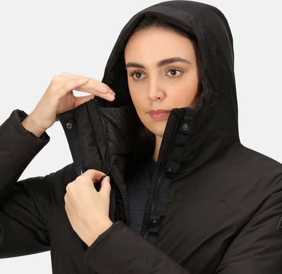 Regatta, Womens Yewbank II Waterdichte Dames Winterjas, Zwart, Maat 40 12 Regatta, Womens Yewbank II Waterdichte Dames Winterjas, Zwart, Maat 40 - Afbeelding 12
