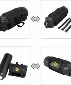 Stuurtas Waterdicht XL - B-soul - Fiets Vakantie Tas - Fietstas - Mountainbike - Bike Travel - Bikepacking - MTB - Racefiets - Zwart - Drybag - Dry Bag -Fietsen-accessoires Verkoopwinkel 550x535