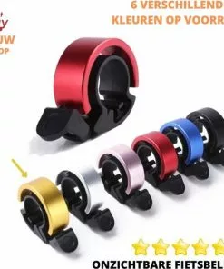 JustBuy Onzichtbare Fietsbel - Racefiets - Kinderfiets - Geluid - Diverse Kleuren - GOUD