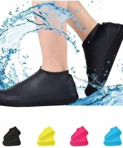 Doodadeals Waterdichte Overschoenen - Siliconen - Zwembad - Zwart - Maat S 29-34