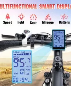 HITWAY 26" Elektrische Mountainbike, 48V/7,5Ah/250W Krachtige E-bike, 35-70KM Elektrische Fietsen Voor Volwassenen -Fietsen-accessoires Verkoopwinkel 550x550 278