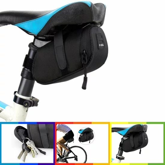 JCG Goods Zadeltas Racefiets - Fietstas - Wielrennen Tas - Waterdicht - Regenbestendig - Mountainbike Zadeltas 3 JCG Goods Zadeltas Racefiets - Fietstas - Wielrennen Tas - Waterdicht - Regenbestendig - Mountainbike Zadeltas - Afbeelding 3
