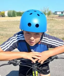 Kinderfietshelm Pro Sport Lights - Skate Fietshelm Voor Kinderen - Matt Blauw - Kinderhelm 50 - 56 Cm -Fietsen-accessoires Verkoopwinkel 550x550 494