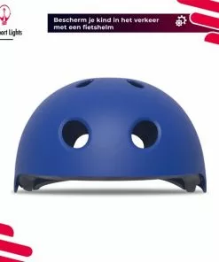 Kinderfietshelm Pro Sport Lights - Skate Fietshelm Voor Kinderen - Matt Blauw - Kinderhelm 50 - 56 Cm -Fietsen-accessoires Verkoopwinkel 550x550 500