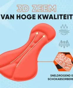 HOOFF Fietsondergoed Dames Heren Met Zeem - Fietsbroek - Wielerbroek - Fietsonderbroek - Wielrenbroek - Fietskleding - Oranje/Zwart - Maat XL -Fietsen-accessoires Verkoopwinkel 550x550 546