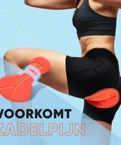 HOOFF Fietsondergoed Dames Heren Met Zeem - Fietsbroek - Wielerbroek - Fietsonderbroek - Wielrenbroek - Fietskleding - Oranje/Zwart - Maat XL -Fietsen-accessoires Verkoopwinkel 550x550 547