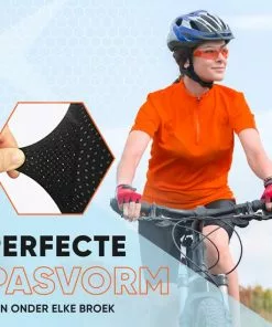 HOOFF Fietsondergoed Dames Heren Met Zeem - Fietsbroek - Wielerbroek - Fietsonderbroek - Wielrenbroek - Fietskleding - Oranje/Zwart - Maat XL -Fietsen-accessoires Verkoopwinkel 550x550 549