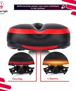 Fietszadel Dames/Heren - Selle Pro Sport Lights - Comfort Cruiser Royal -Fietsen-accessoires Verkoopwinkel 550x550 57