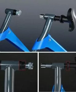 Merkloos Decopatent Fietstrainer - Rollenbank Fiets 26-28 Inch Of 700C Wielen - Hometrainer - Racefiets - Mountainbike - Aluminium - Blauw -Fietsen-accessoires Verkoopwinkel 550x550 595