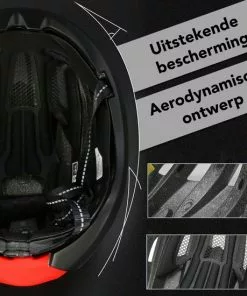 Lightyourbike ? Lightyourbike VISION 1 - Fietshelm Met Vizier & Verlichting - Elektrische Fiets, Racefiets & MTB - Zwart -Fietsen-accessoires Verkoopwinkel 550x550 645