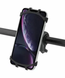 Azuri Telefoonhouder Voor Op De Fiets - Universeel - Zwart