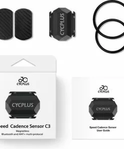 Cycplus C3 Cadanssensor En Snelheidssensor In 1 - Garmin - Wahoo - Zwift - Tacx - Bryton - Cadansmeter - Snelheidsmeter -Fietsen-accessoires Verkoopwinkel 550x564 1