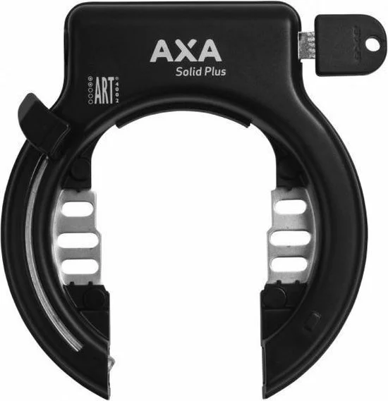AXA Solid Plus ART2 Fietsslot Met 100cm Insteekketting Set Met Opbergtas - Zadeltas Ketting Slot Zwart 9 AXA Solid Plus ART2 Fietsslot Met 100cm Insteekketting Set Met Opbergtas - Zadeltas Ketting Slot Zwart - Afbeelding 9